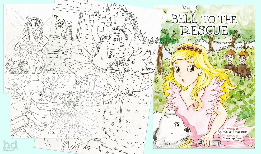 Children's book illustration - Bell to the Rescue fairy adventure
